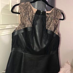 BCBG peplum top
